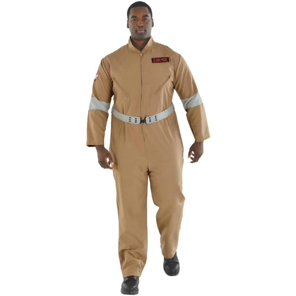 Ghostbusters Adult Mens Plus Size 4XL Costume Jumpsuit 3 Pc New